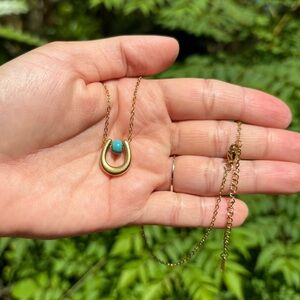 18K Gold Plated Stainless Steel Cowboy Style Necklace